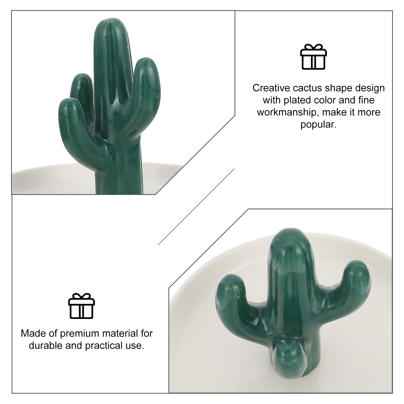 Home Bathroom Organizer - 1 szt. wysokiej jakości ceramiczna taca