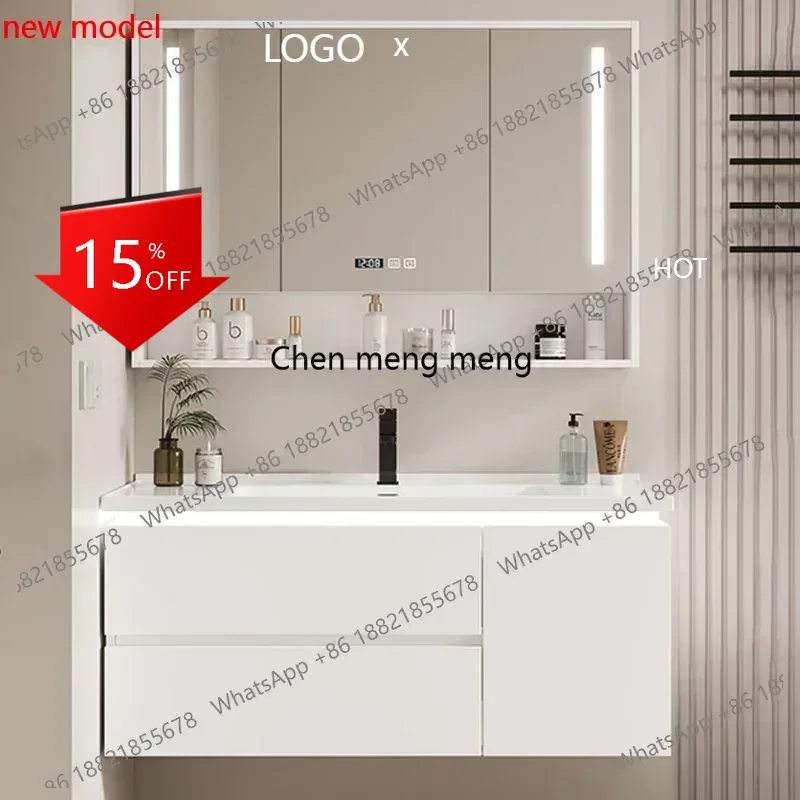 Home Bathroom Vanity Combo - Asmt49 Ceramiczna, zintegrowana szafka łazienkowa z