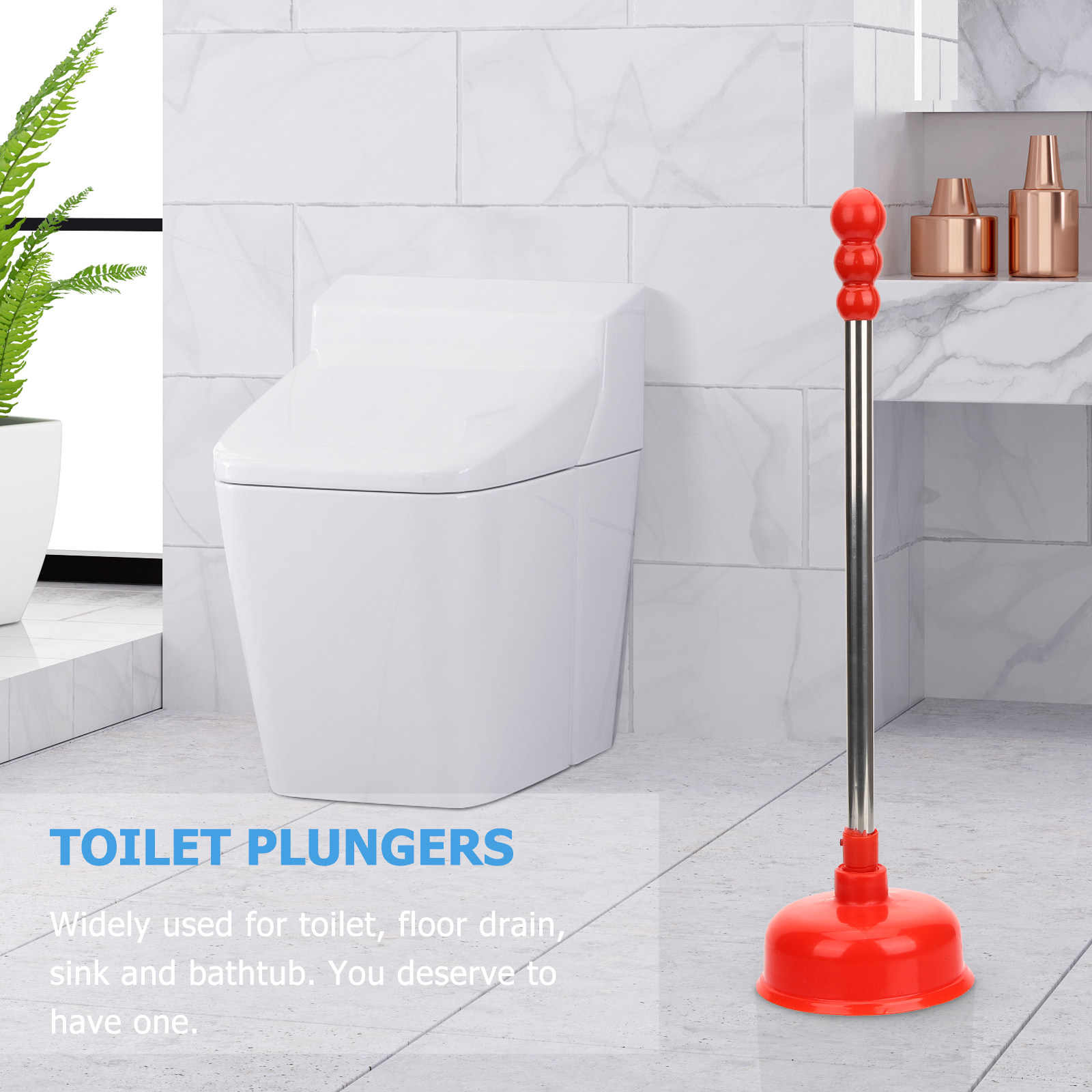 Wydajny, długi ściągacz do toa – Plunger Toilet recenzja i cena